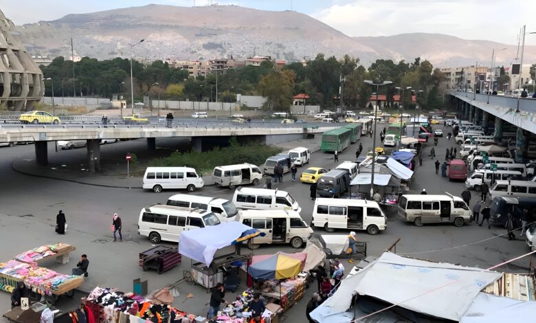 صورة أرشيفية - جسر الرئيس في دمشق