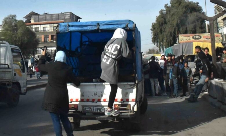 أزمة السير في ريف دمشق